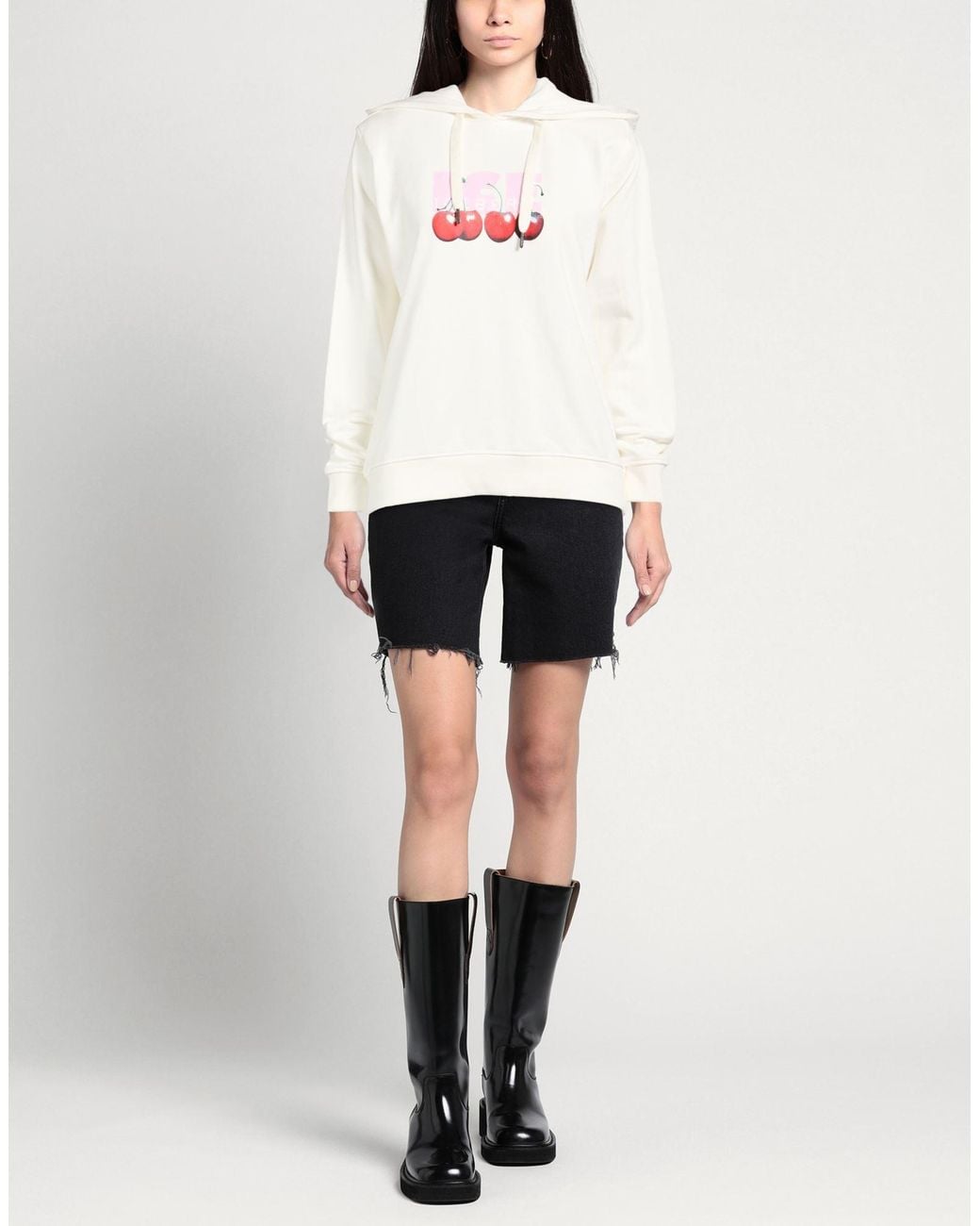 Ice Iceberg White Sweatshirt Cotton