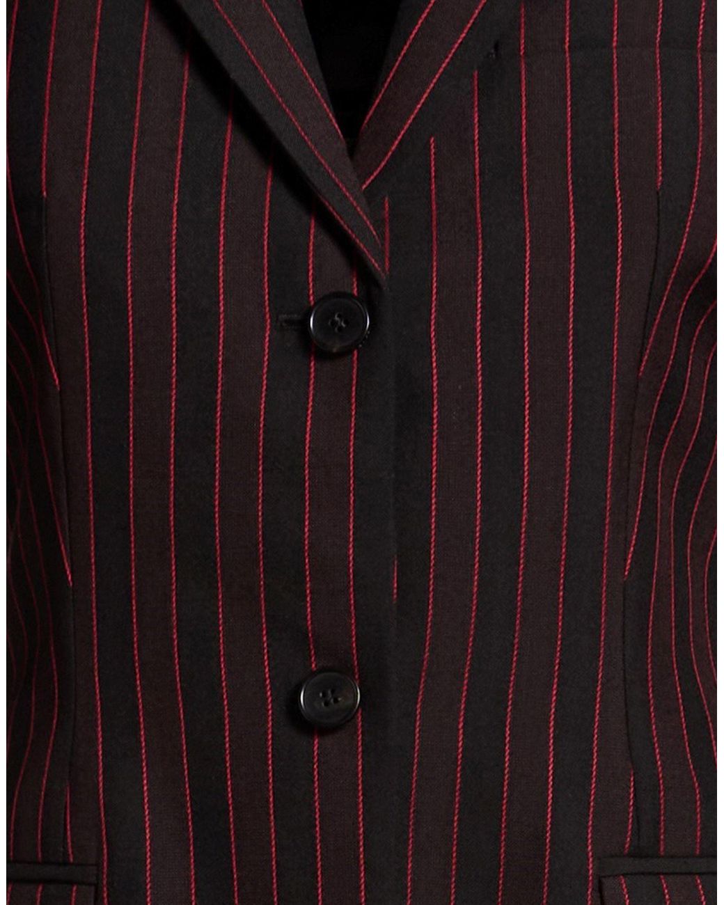 McQueen Black Chocolate Blazer Wool