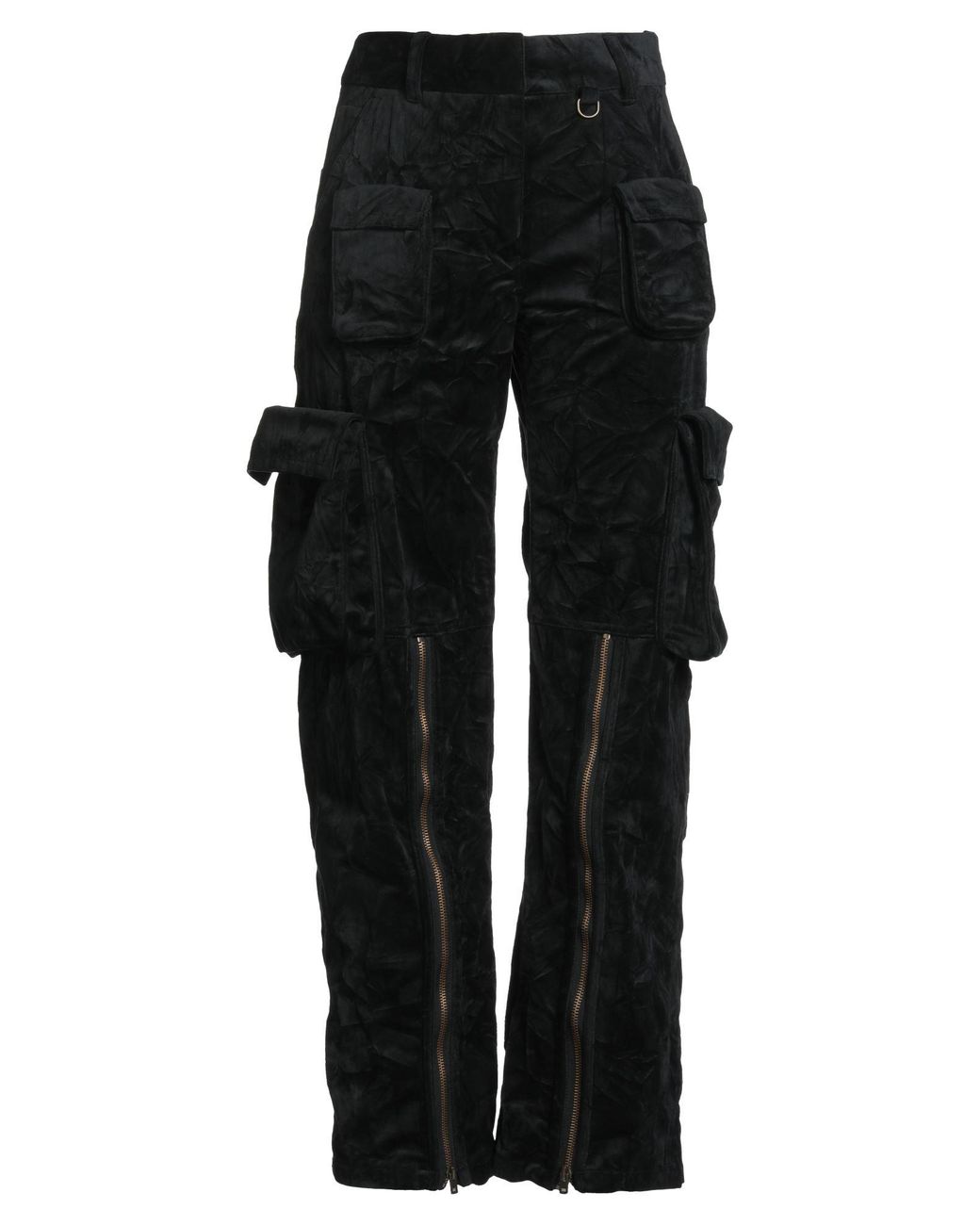 Acne Black Pants Polyester