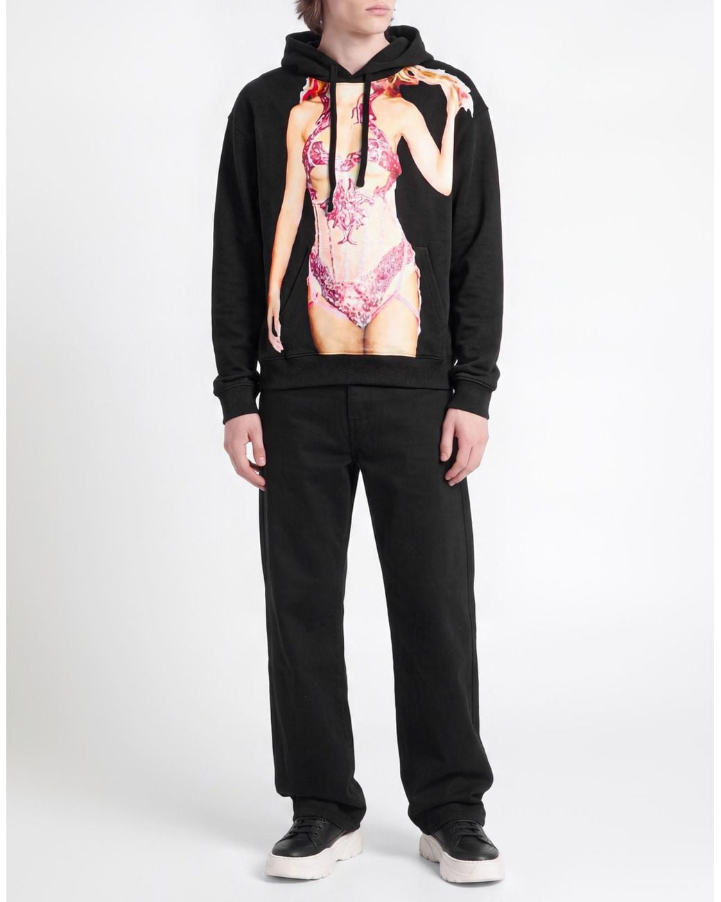 Ih Nom Uh Nit Black Sweatshirt Cotton for men