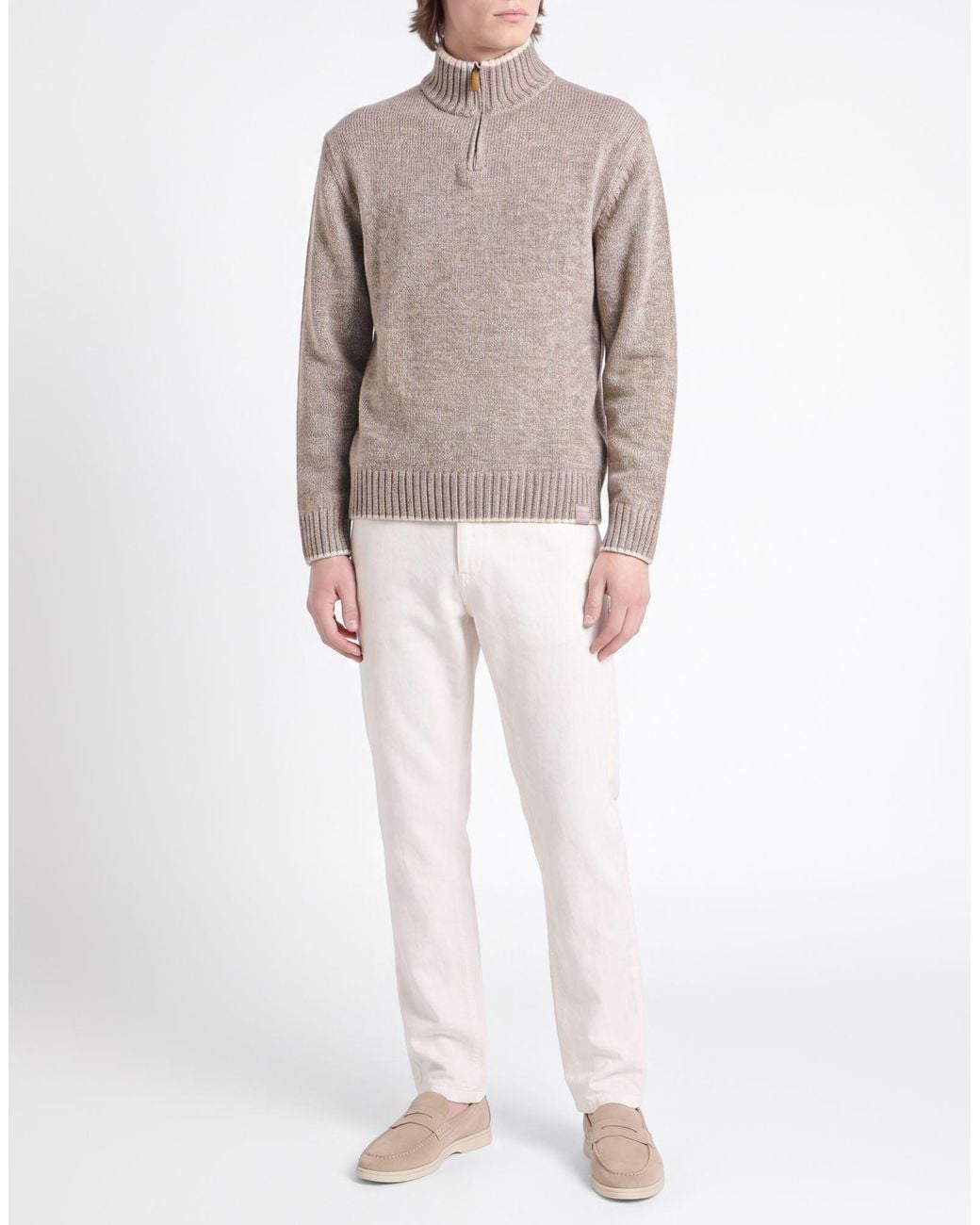 Paul & Shark Gray Sweater Virgin Wool, Cashmere for men