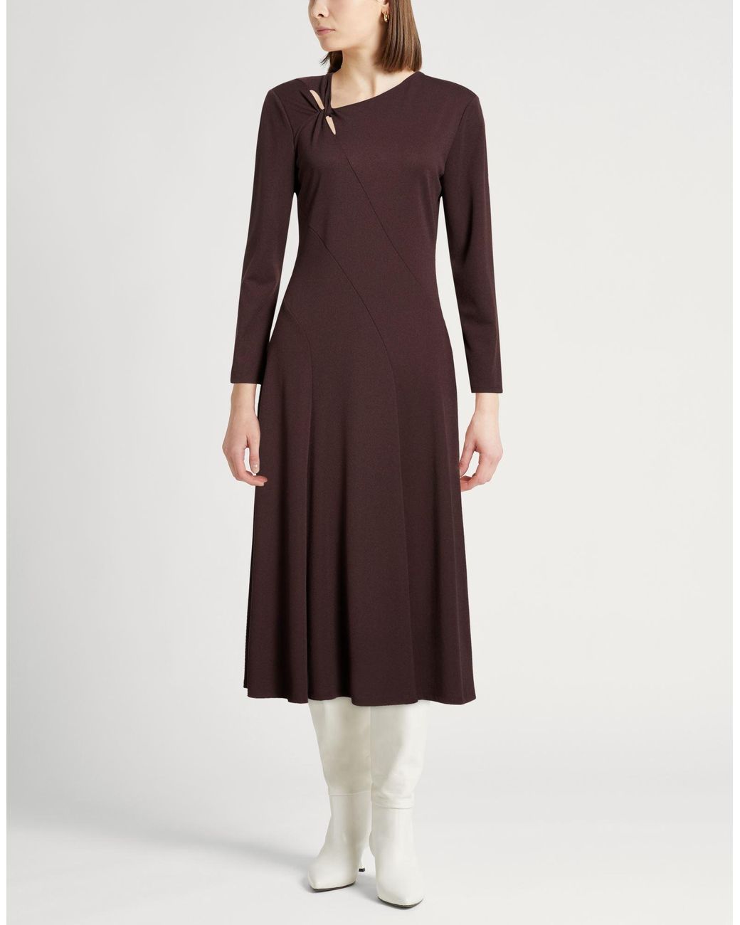 Robe Midi Theory en coloris Purple