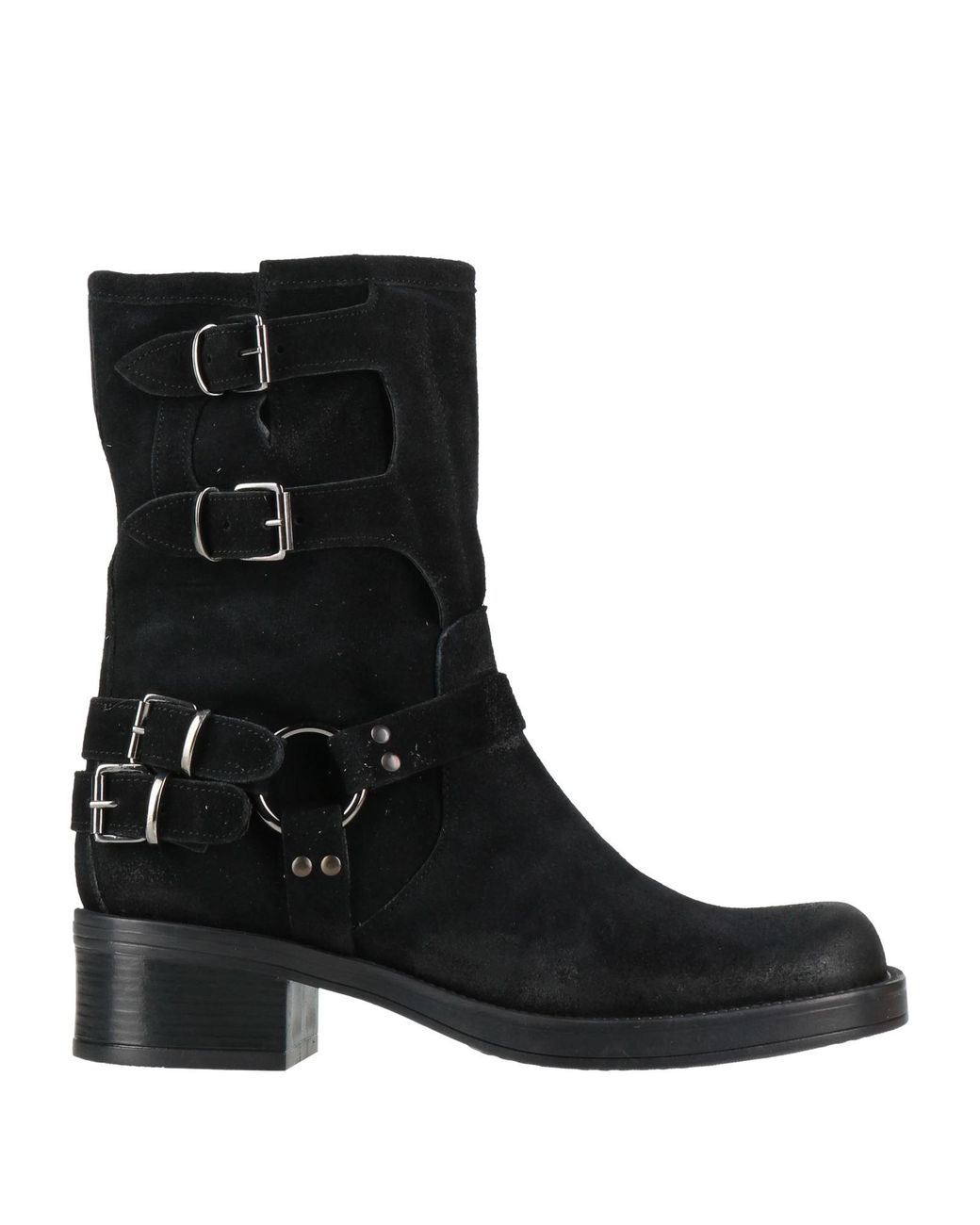 Divine Follie Black Ankle Boots