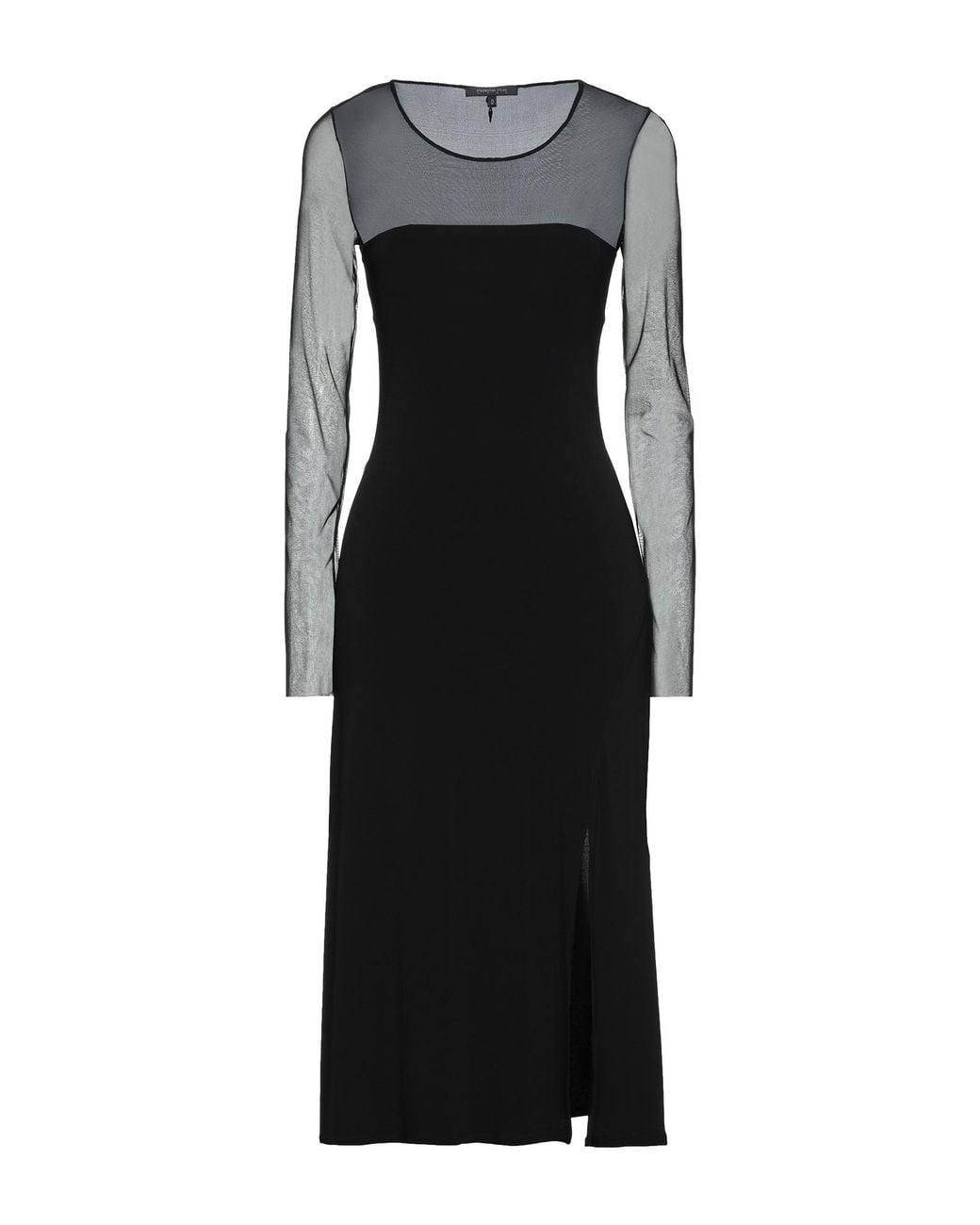 Patrizia Pepe Black Midi Dress