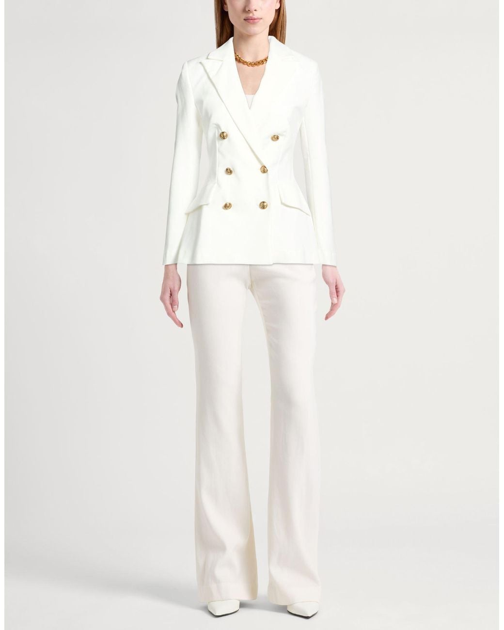 La Petite Robe Di Chiara Boni White Blazers