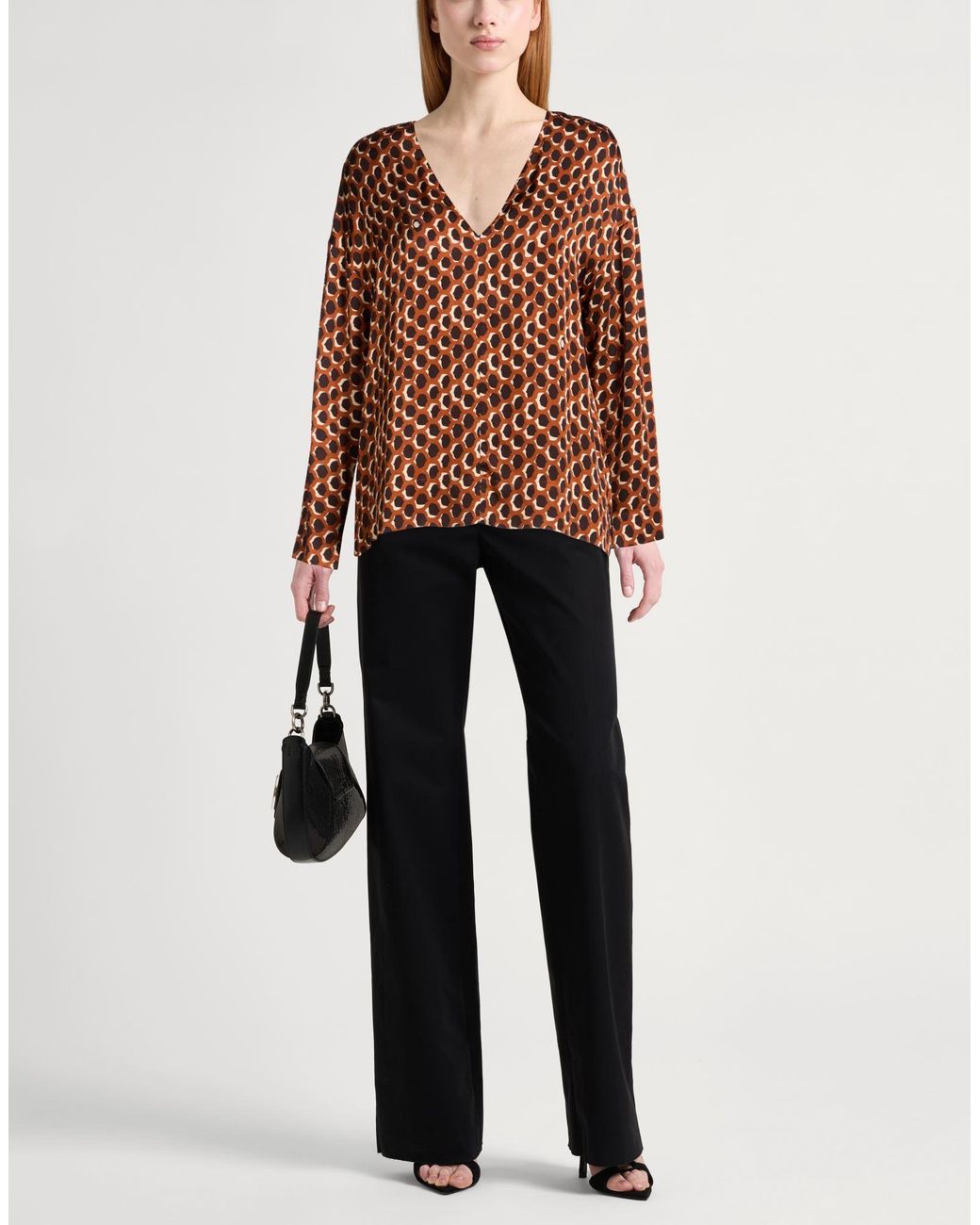 Ottod'Ame Brown Caring Top Viscose