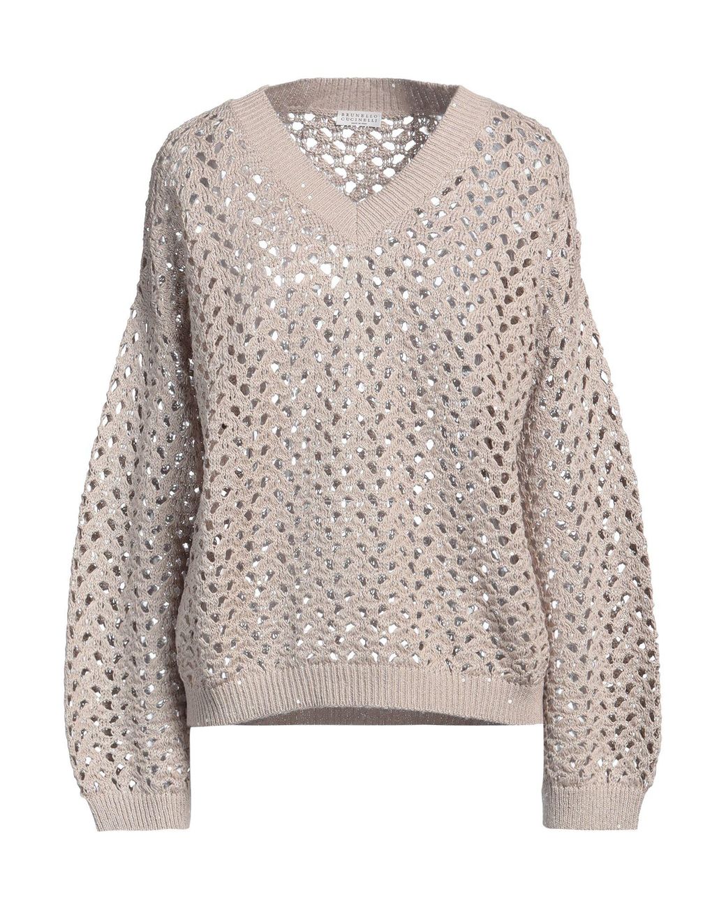 Pullover di Brunello Cucinelli in Natural