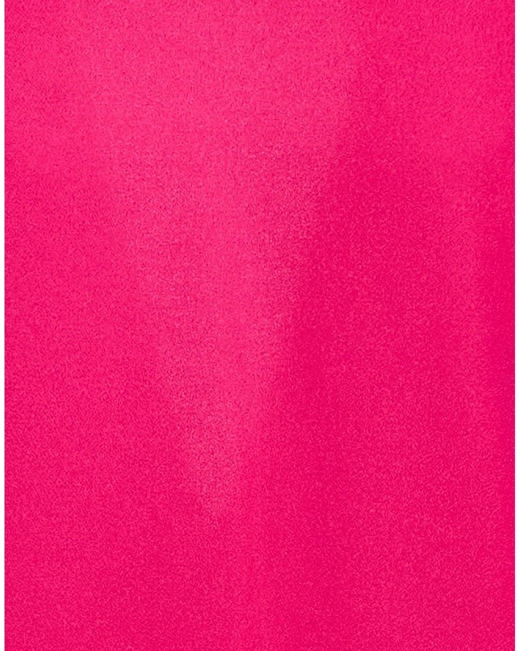 Suoli Pink Fuchsia Mini Dress Polyester