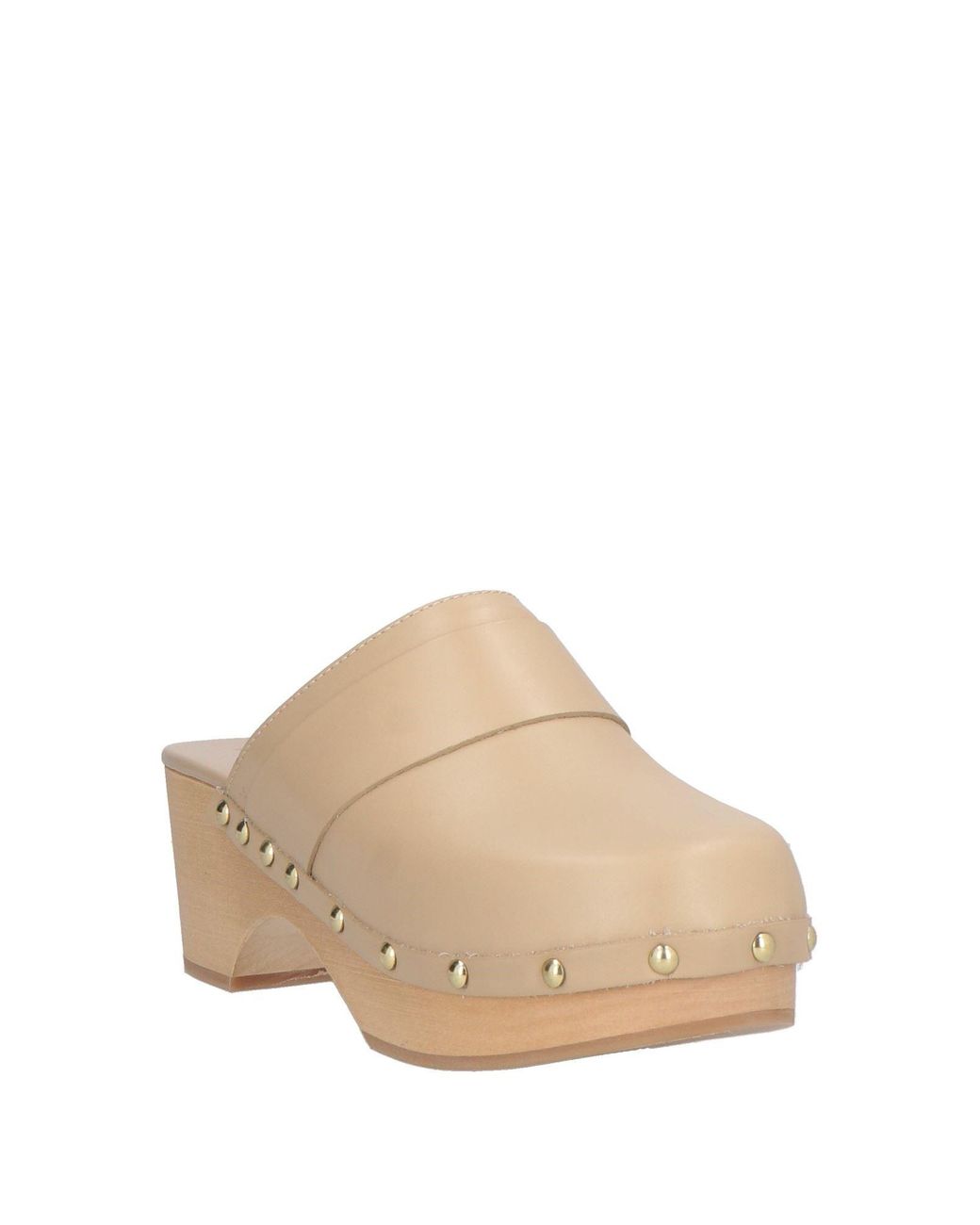 Aeyde Natural Mules & Clogs Leather