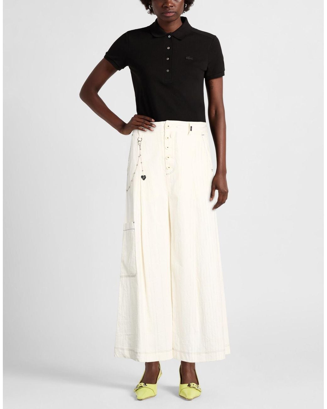 High White Pants Cotton, Linen