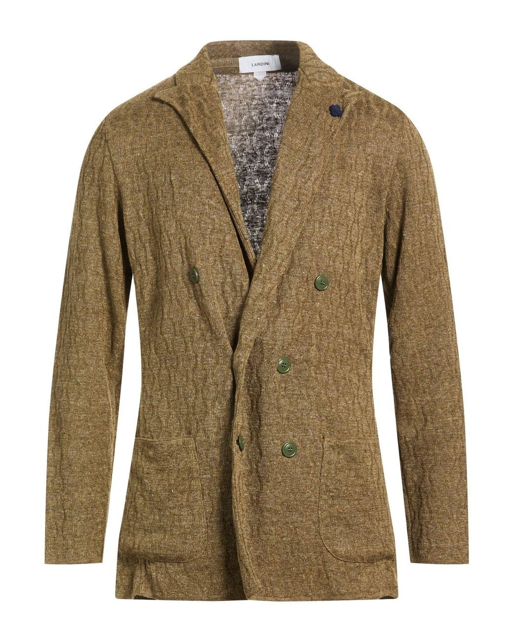Lardini Green Blazer Linen for men