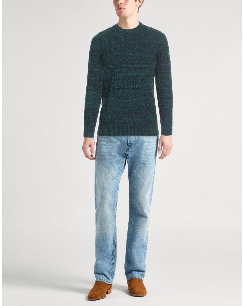 Roberto Collina Pullover in Green für Herren