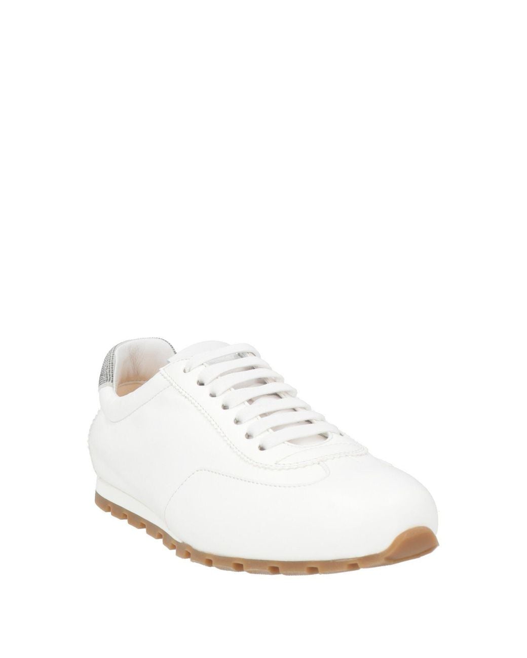 Doucal's White Juliette Sneakers Leather
