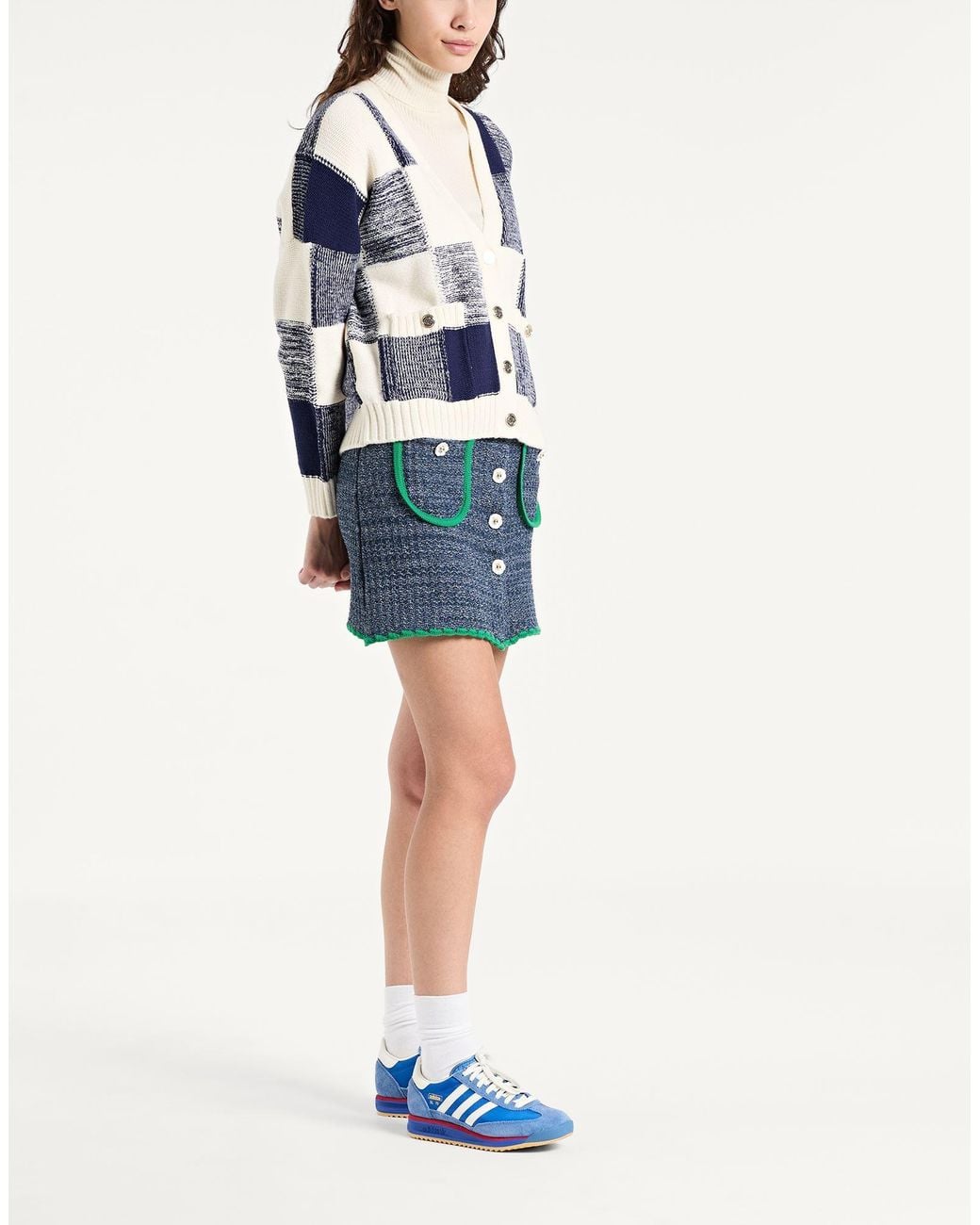 Cormio Blue Mini Skirt