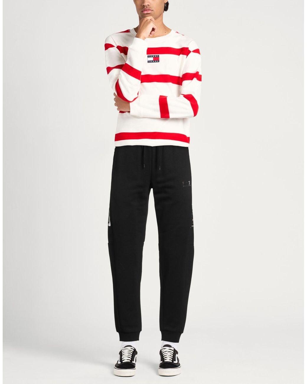 EA7 Black Pants for men