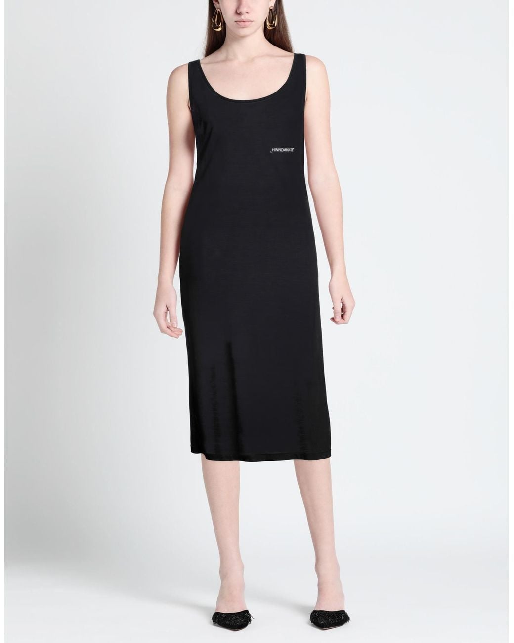 hinnominate Black Midi Dress