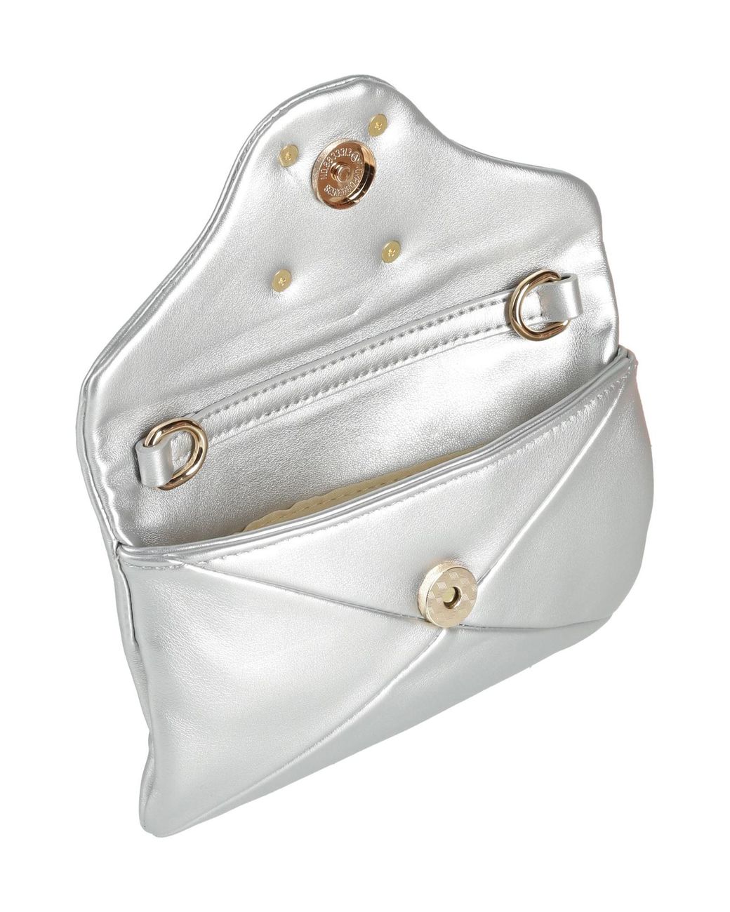 La Fille Des Fleurs Gray Clutch