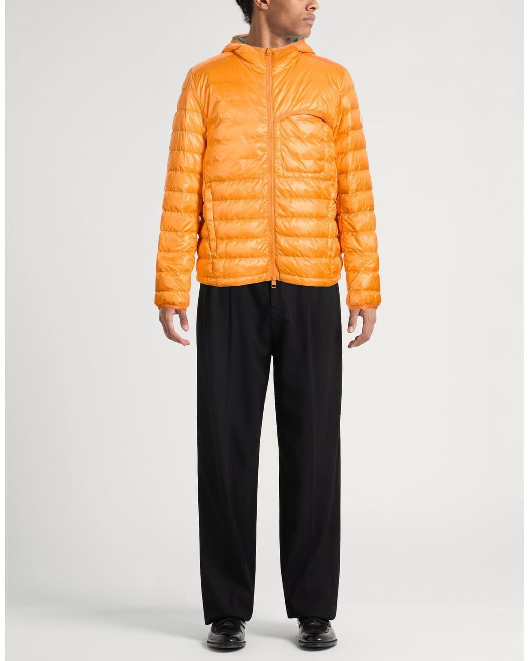 Moncler Orange Puffer Polyamide for men