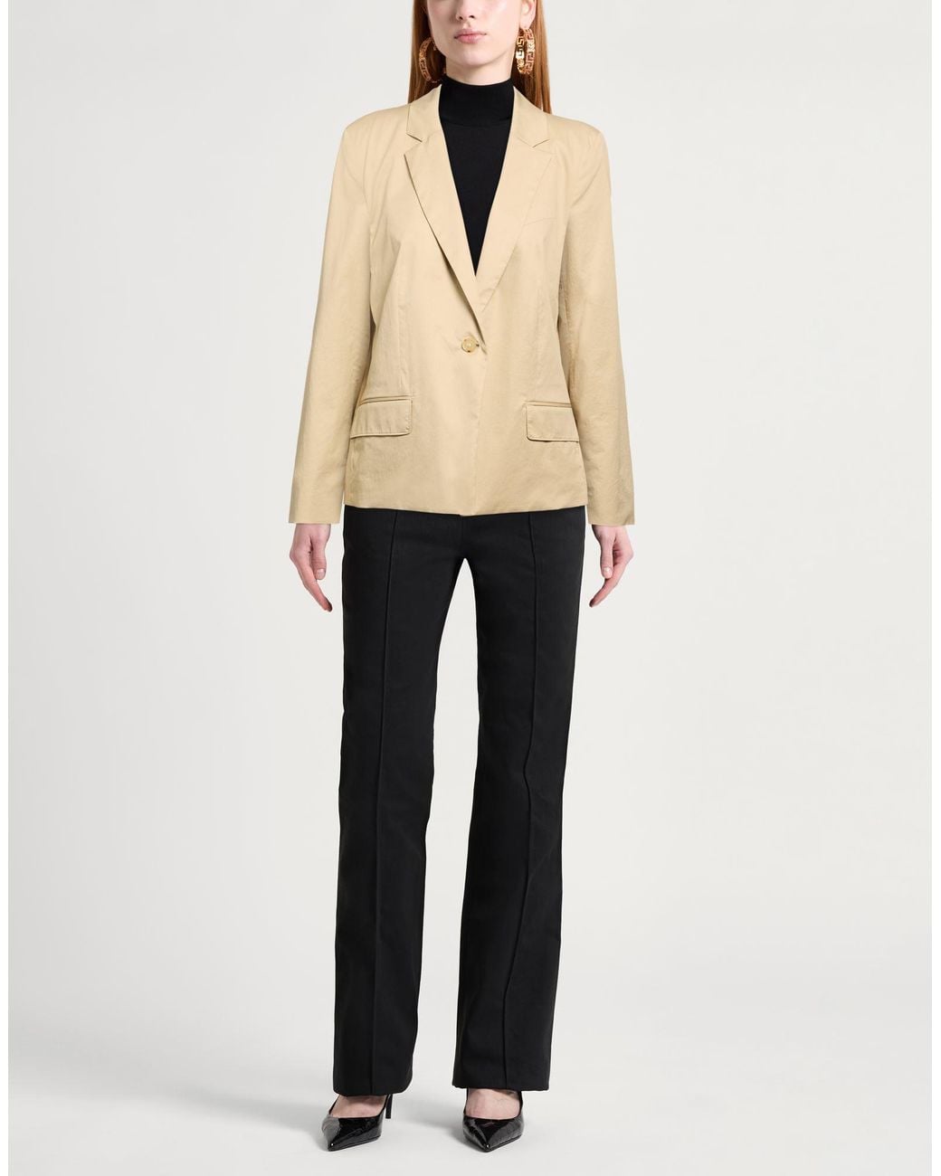 Boss Natural Sand Blazer Cotton, Elastane