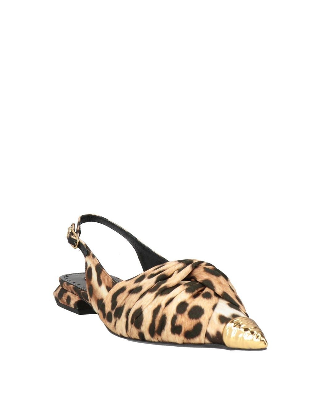Roberto Cavalli Brown Ballet Flats