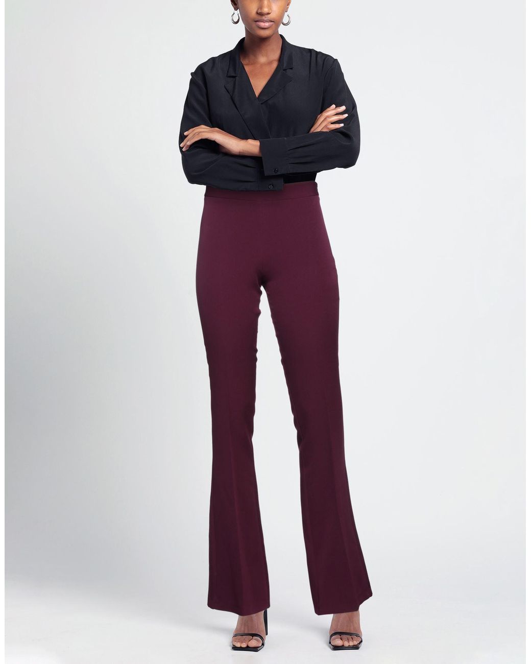 SIMONA CORSELLINI Purple Pants