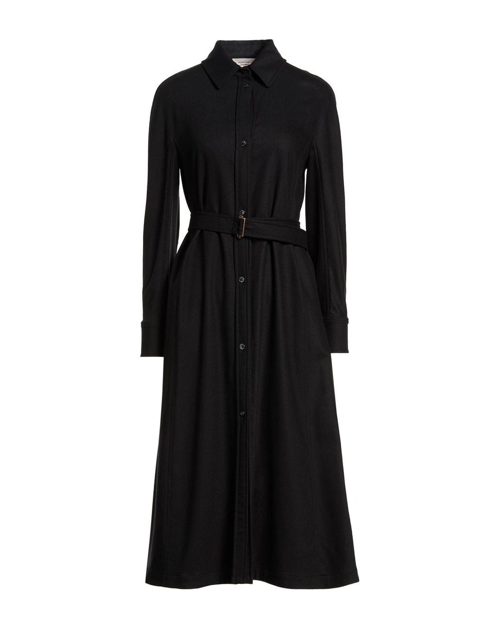 Agnona Black Midi Dress