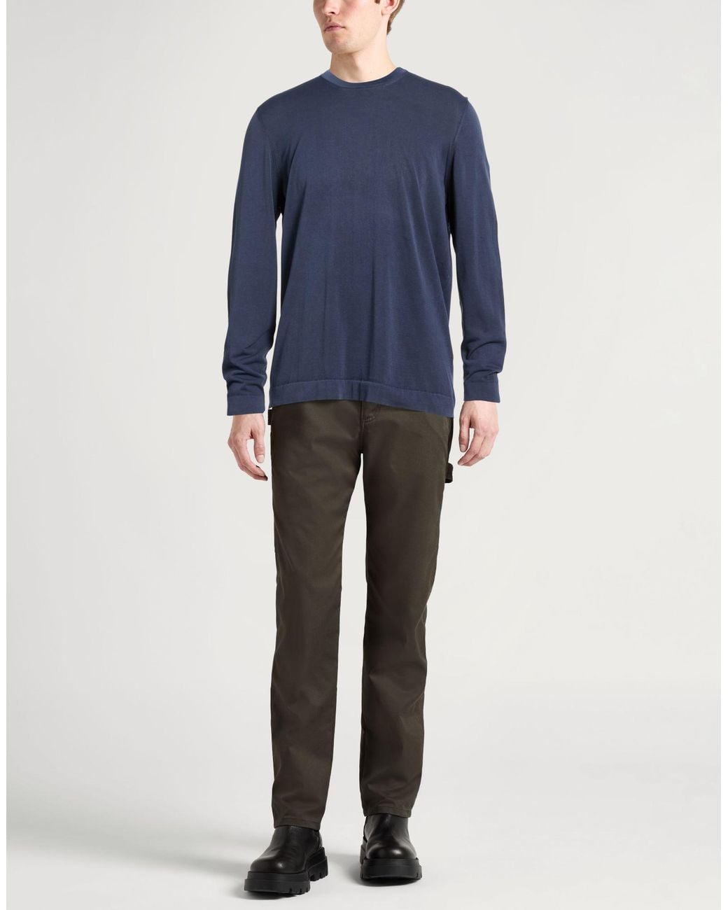 Pullover Drumohr de hombre de color Blue