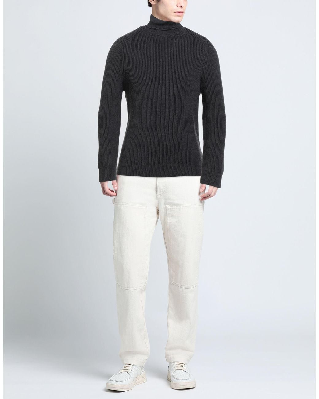 Cruna Blue Turtleneck for men