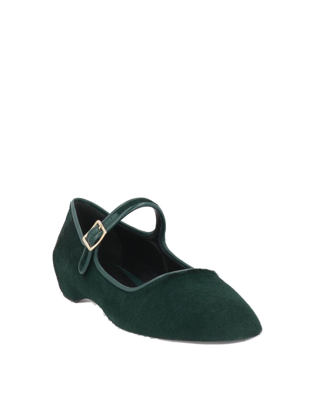 Giorgio Armani Green Ballet Flats