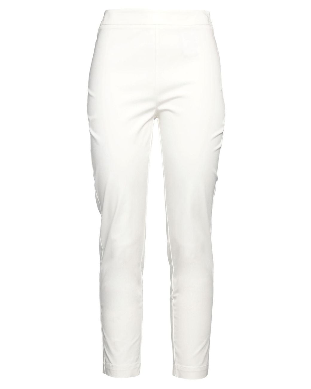 Ballantyne White Cream Pants Cotton, Elastane