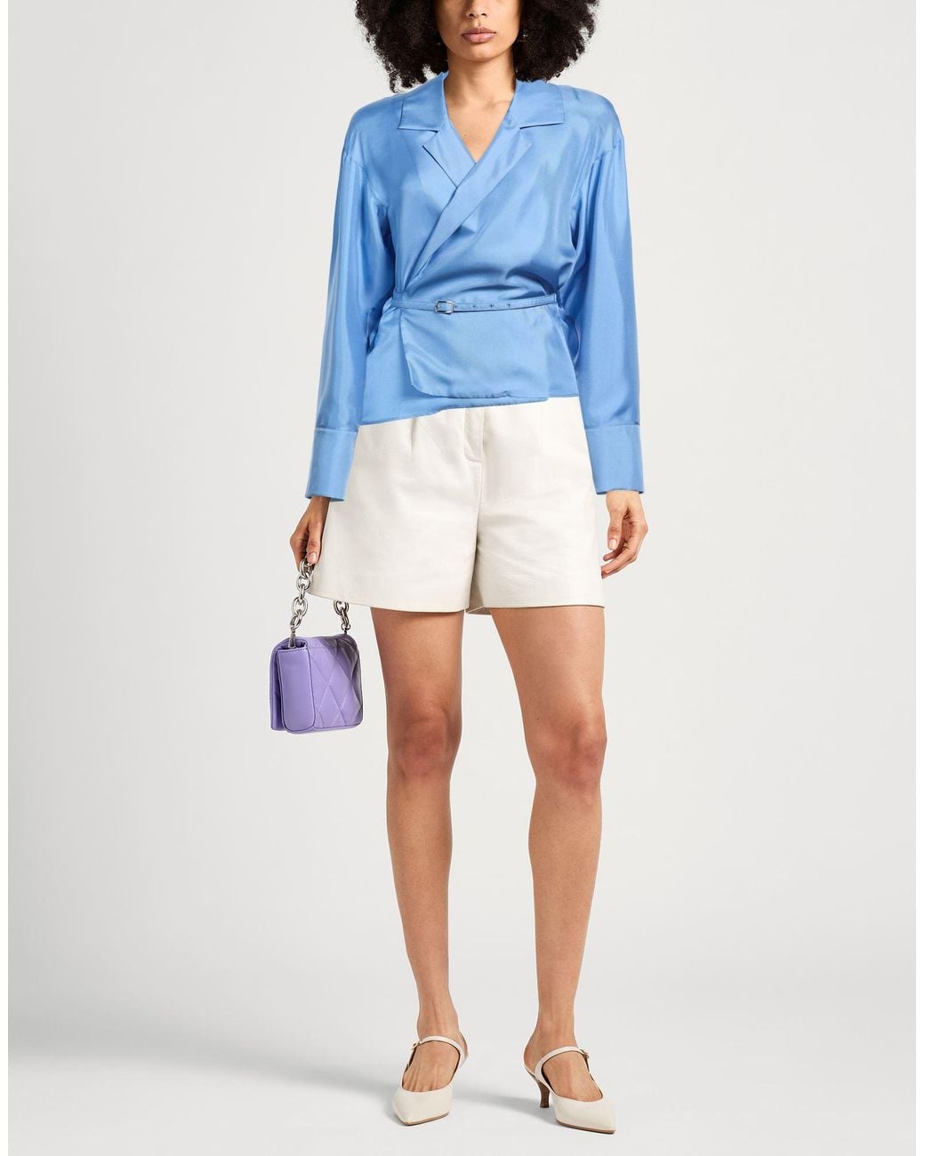 DSquared² Blue Light Top Silk