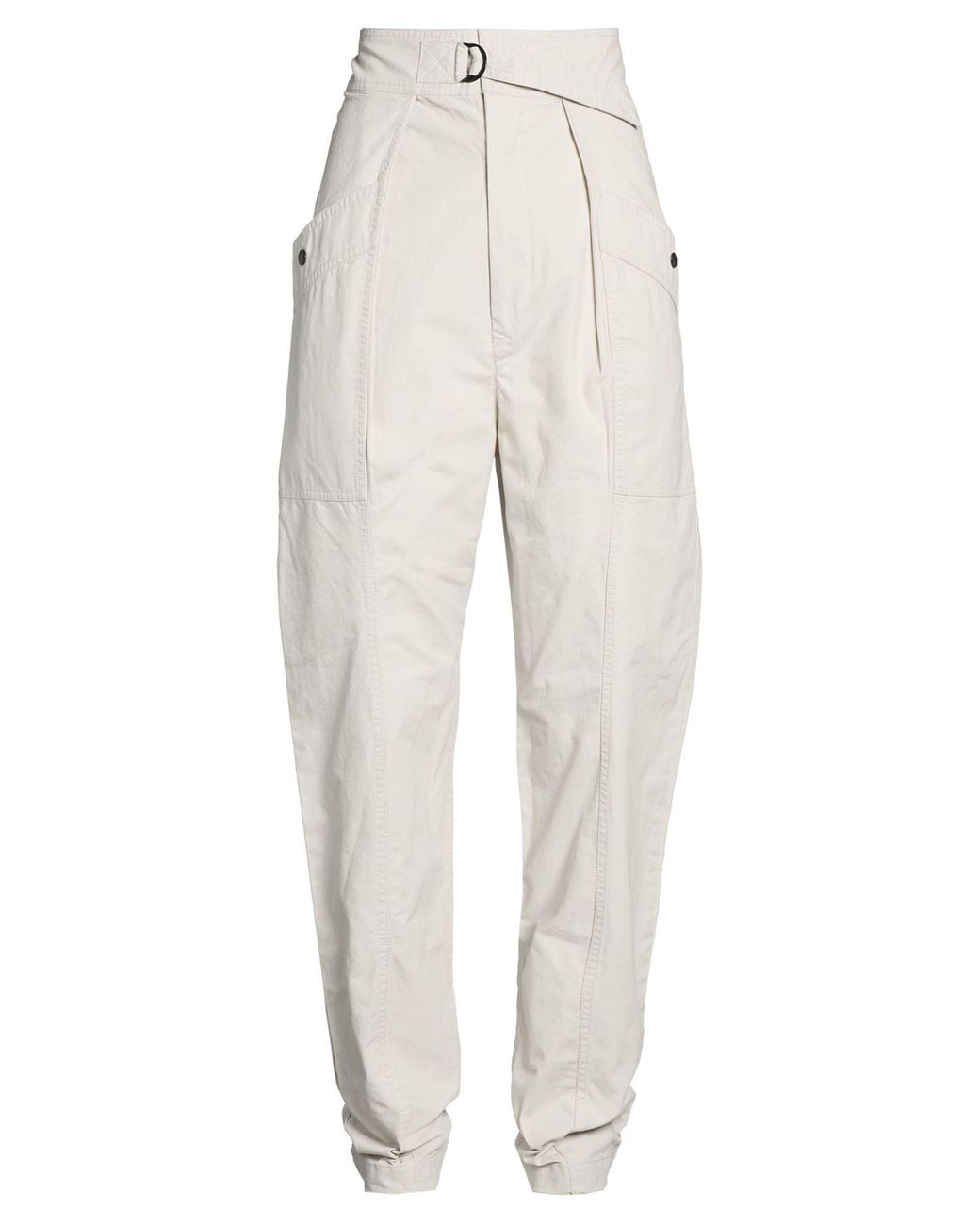 Isabel Marant White Light Pants Cotton