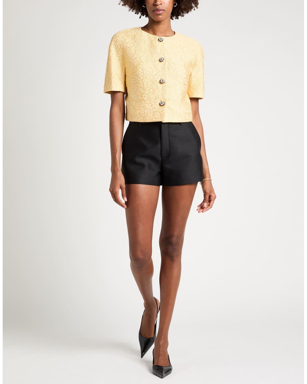 Dolce & Gabbana Natural Marigold Jacket Polyester, Silk, Polyamide