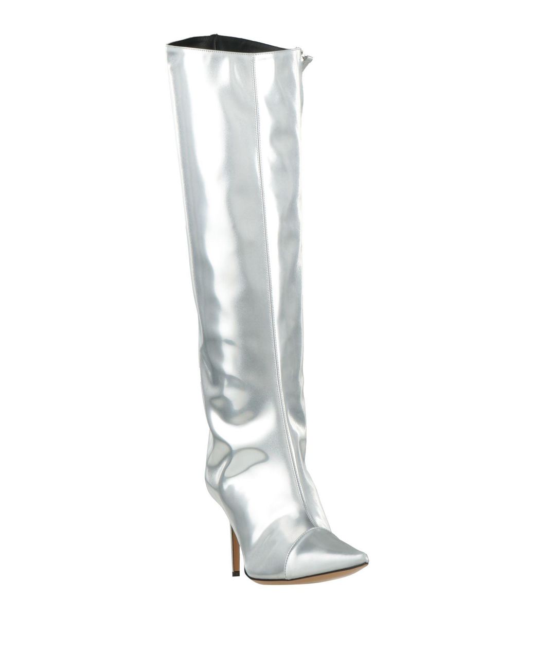 Alexandre Vauthier White Boot Rubber