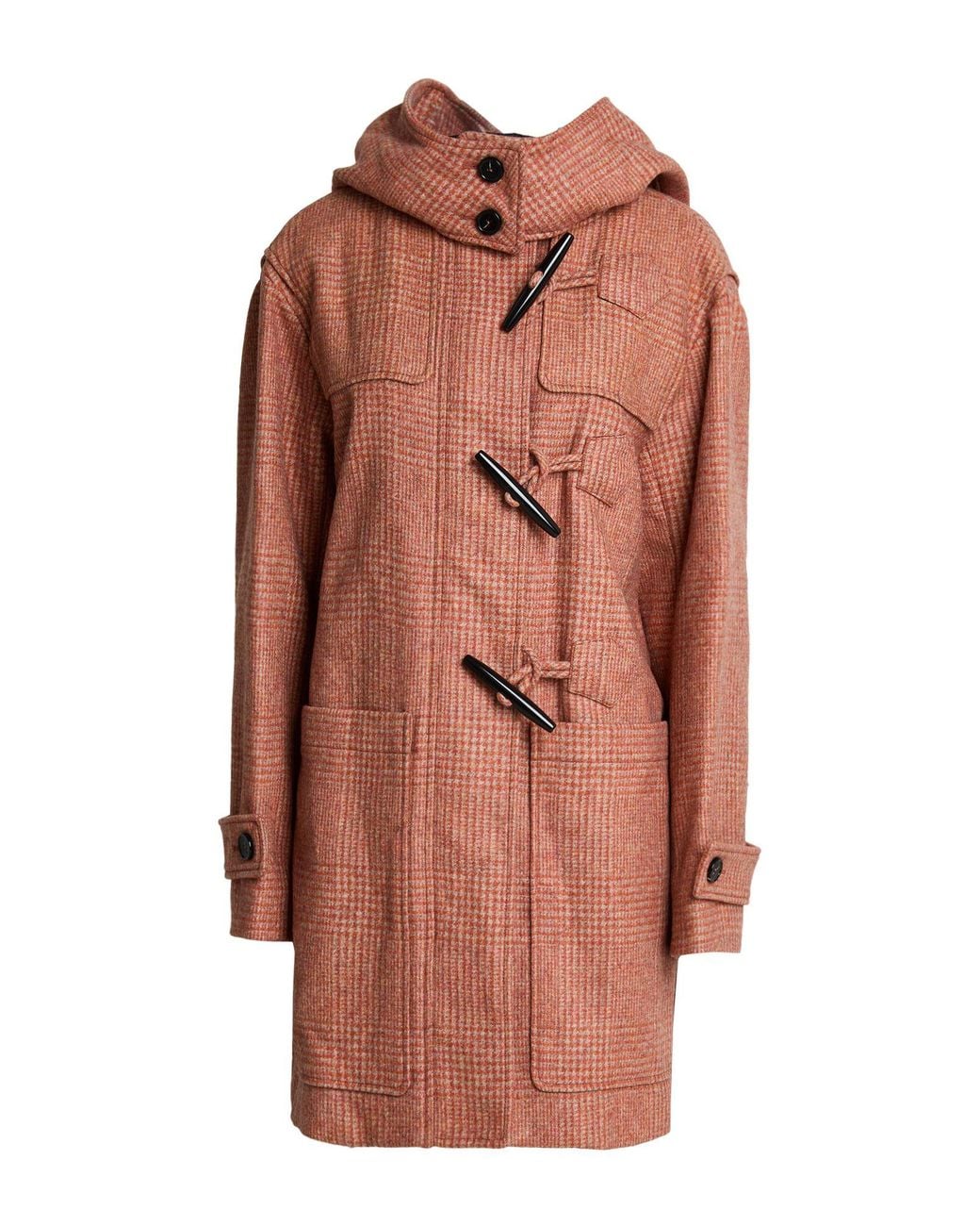 Nina Ricci Brown Coat Wool, Polyamide