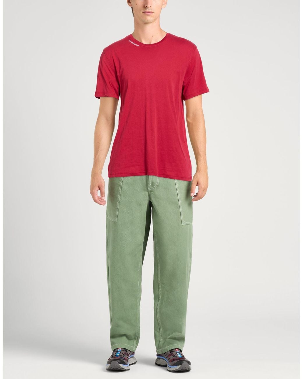 Harmont & Blaine Red T-Shirt Cotton for men