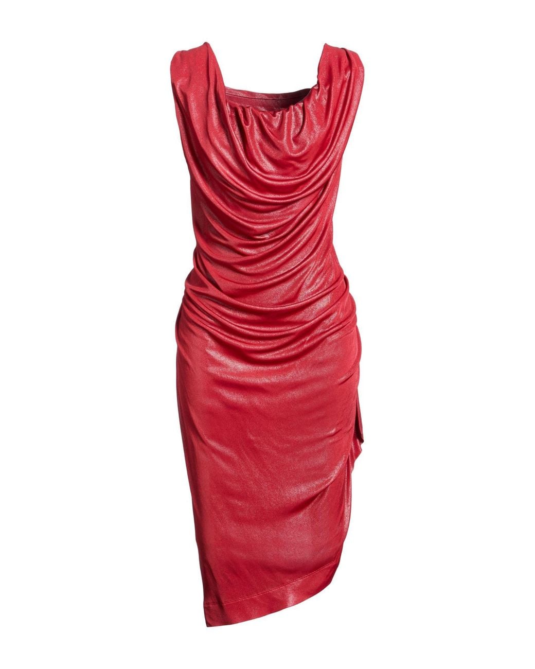Vivienne Westwood Red Midi Dress Viscose