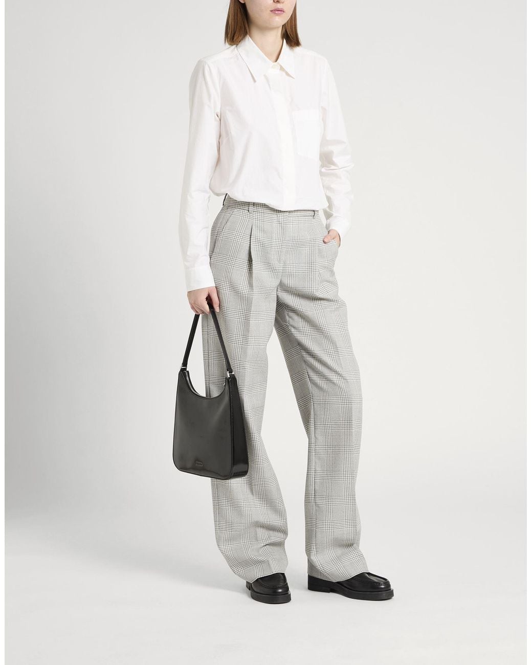 Boss Gray Pants Virgin Wool