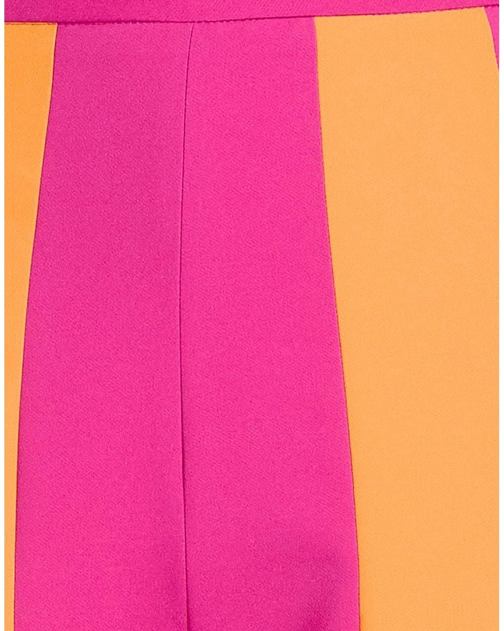 alma sanchez Red Pants Polyester, Elastane