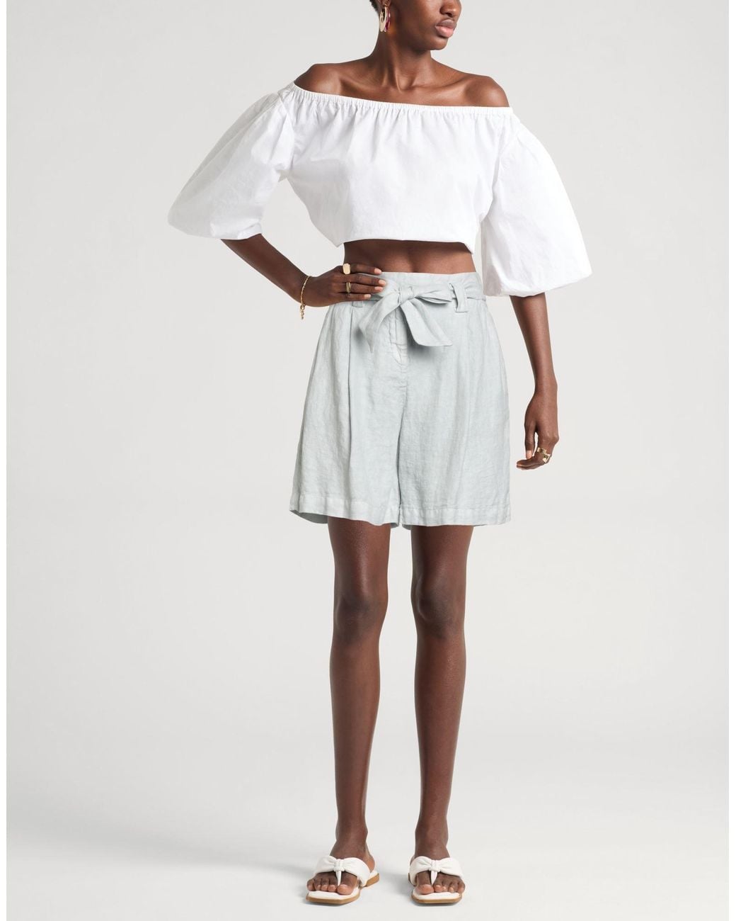 Eleventy Gray Shorts & Bermuda Shorts