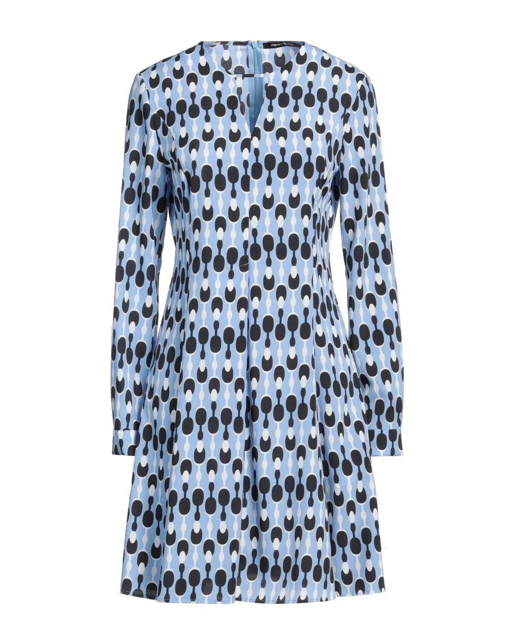 Pennyblack Blue Mini Dress Polyester