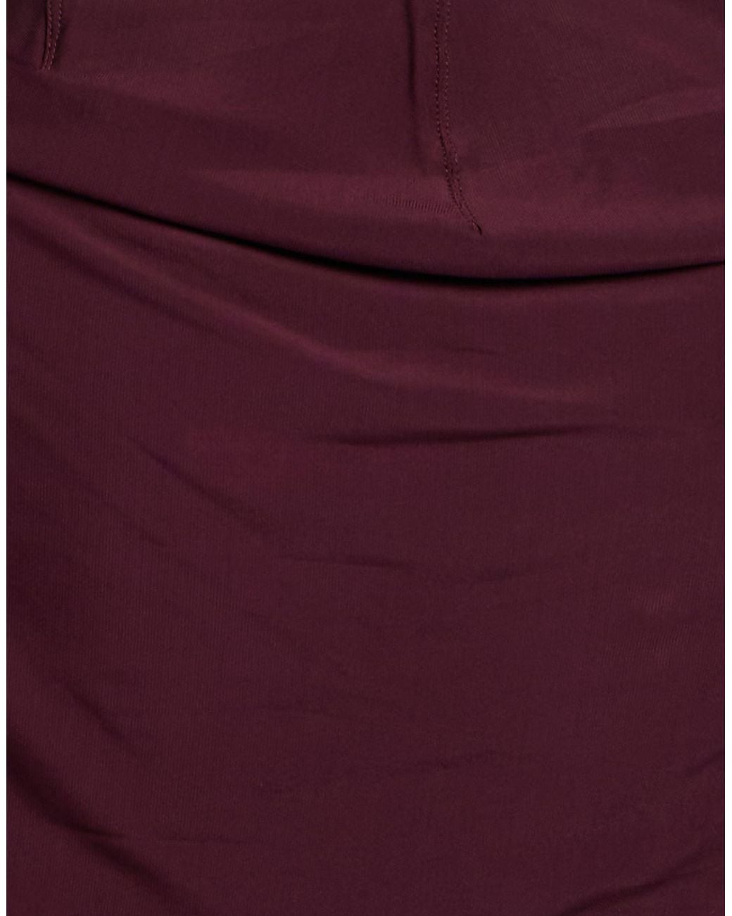 Alaïa Purple Mini Dress Viscose, Elastane