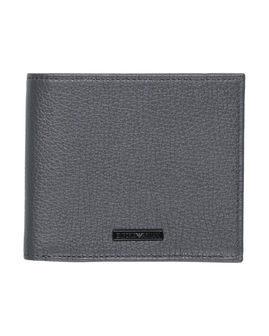 Emporio Armani Gray Wallet for men