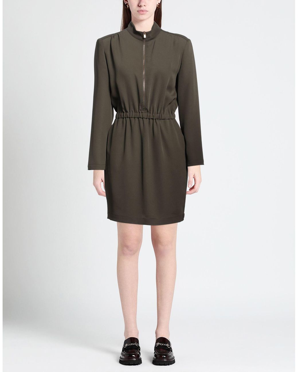 Pinko Gray Mini Dress