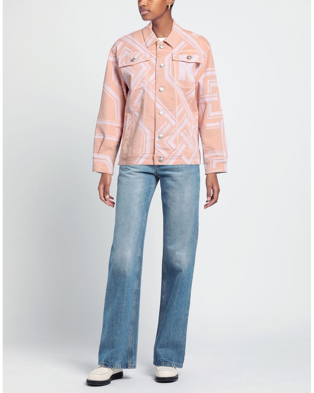 Koche Pink Denim Outerwear
