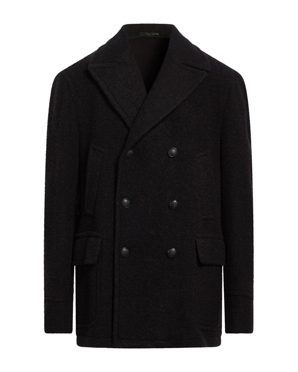 Tagliatore Black Coat for men