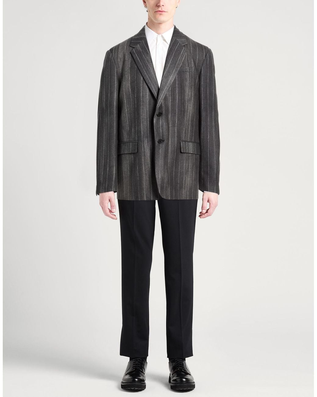 Versace Black Blazer Virgin Wool for men