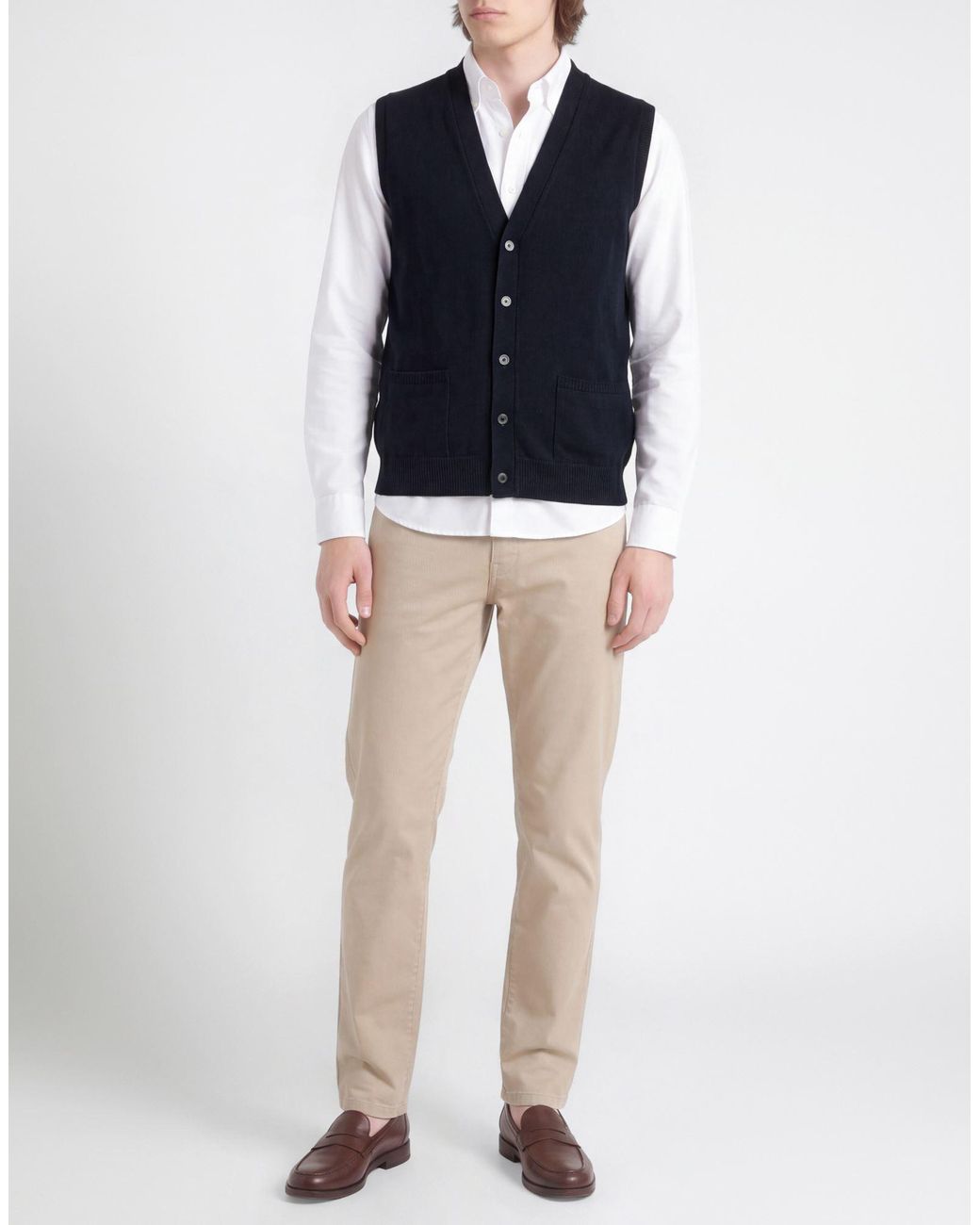 Alpha Studio Blue Cardigan for men