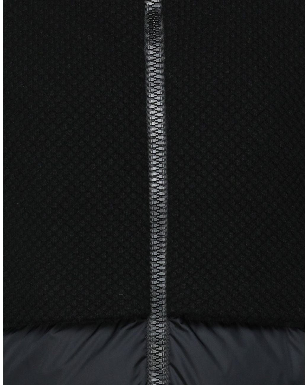 Herno Black Puffer Polyamide, Polyurethane, Wool