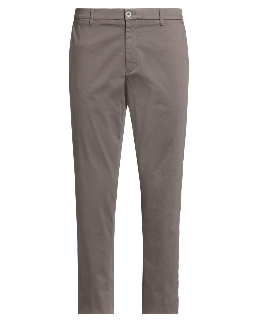 GTA IL PANTALONE Gray Pants Cotton, Elastane for men